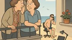 Witz: Frau Meier erzählt der Nachbarin ...