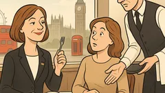 Witz: Susi sitzt im Londoner Café…